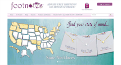 Desktop Screenshot of footnotesjewelry.com